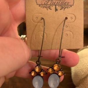 Plunder Earrings. Never worn.